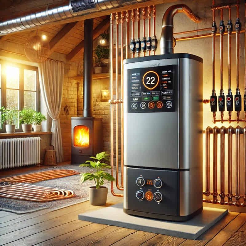 Calefacción y agua caliente con biomasa: una alternativa sostenible para el hogar" 2 Biomasa para todos ACS 1